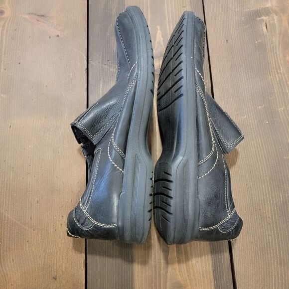 Bostonian Lites Leather slip on loafers black 13 - Picture 2 of 5